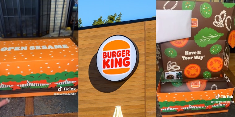 Burger King sends customer elaborate PR package