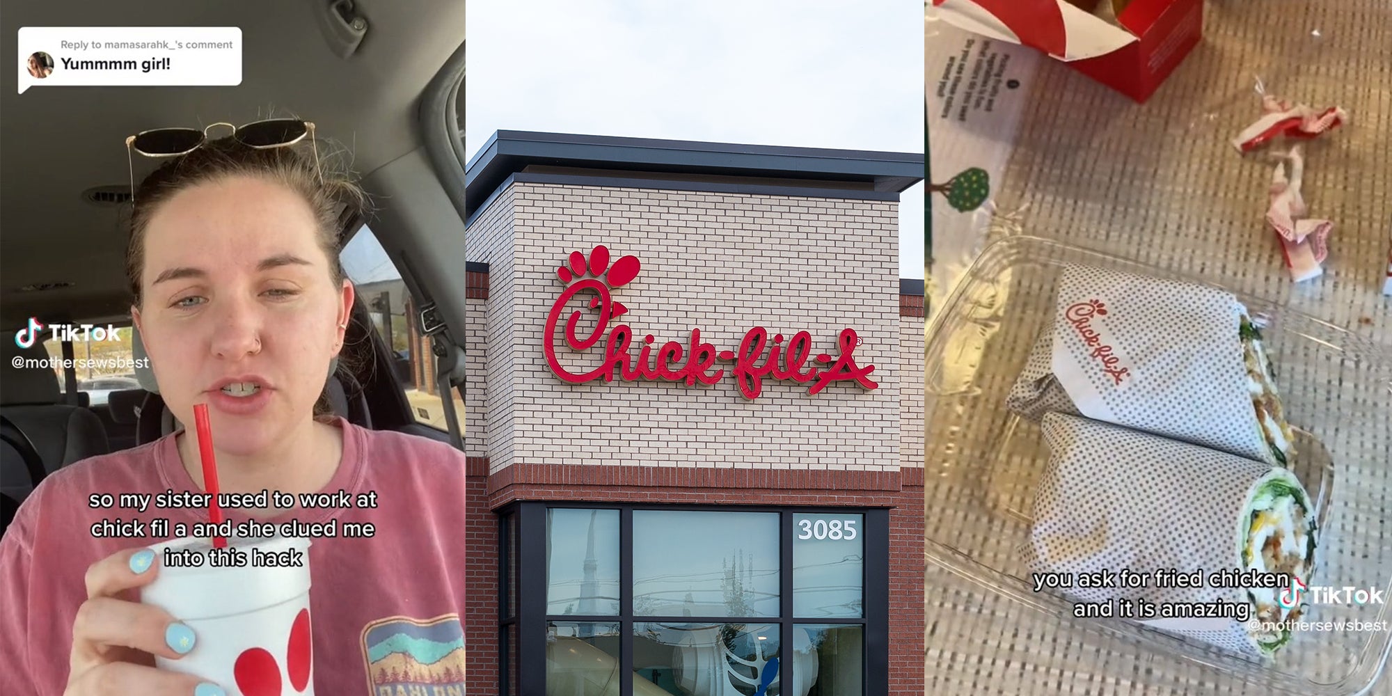 Customer Shares Hack to Get ChickfilA Fried Chicken Wrap