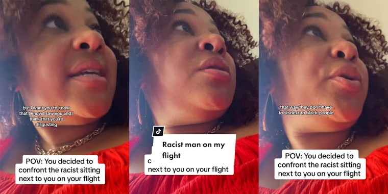Black passenger confronts racist seatmate after she caught him texting about her