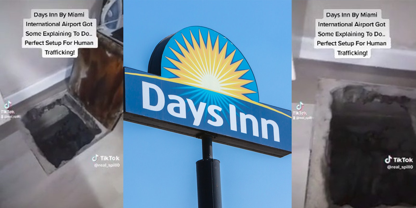 Days Inn guest says hotel is 'perfect' for human trafficking after discovering hidden crawlspace