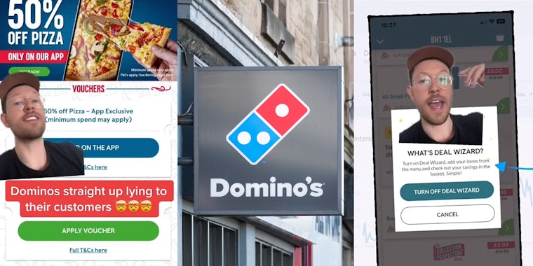 Customer calls out Dominos over ‘deals’ vs ‘vouchers’
