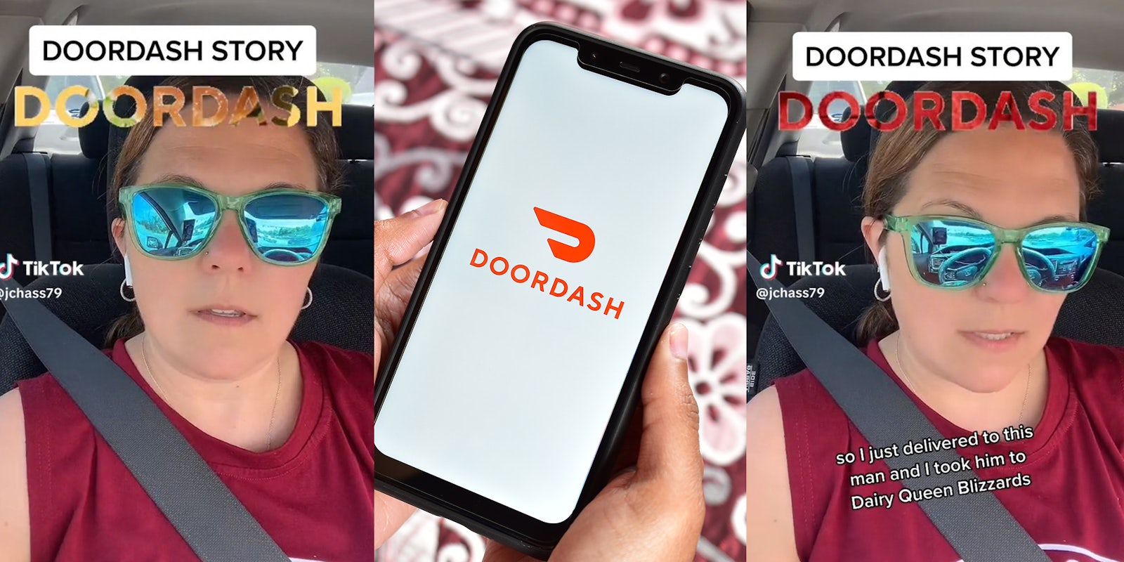 DoorDash Driver explains that after delivering Dairy Queen Blizzards, man asks driver to go to AutoZone