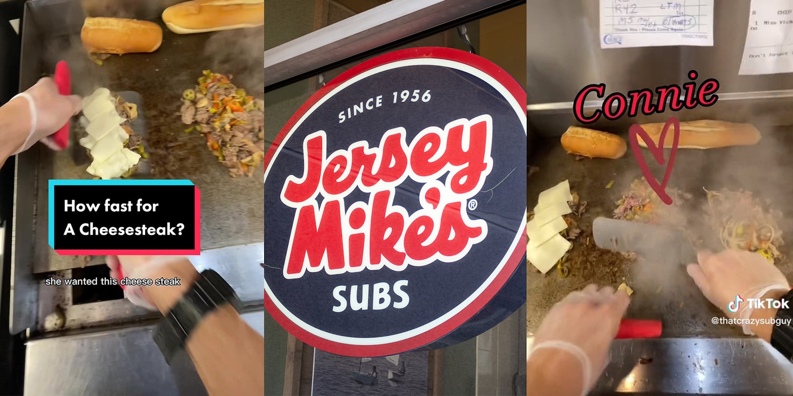Jersey Mike's worker says they have to finish Philly cheesesteak sandwich in 1 minute and 30 seconds
