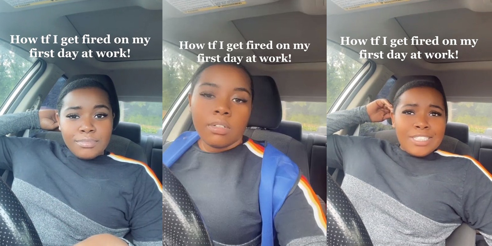 Airport employee says she got fired on her first day on the job