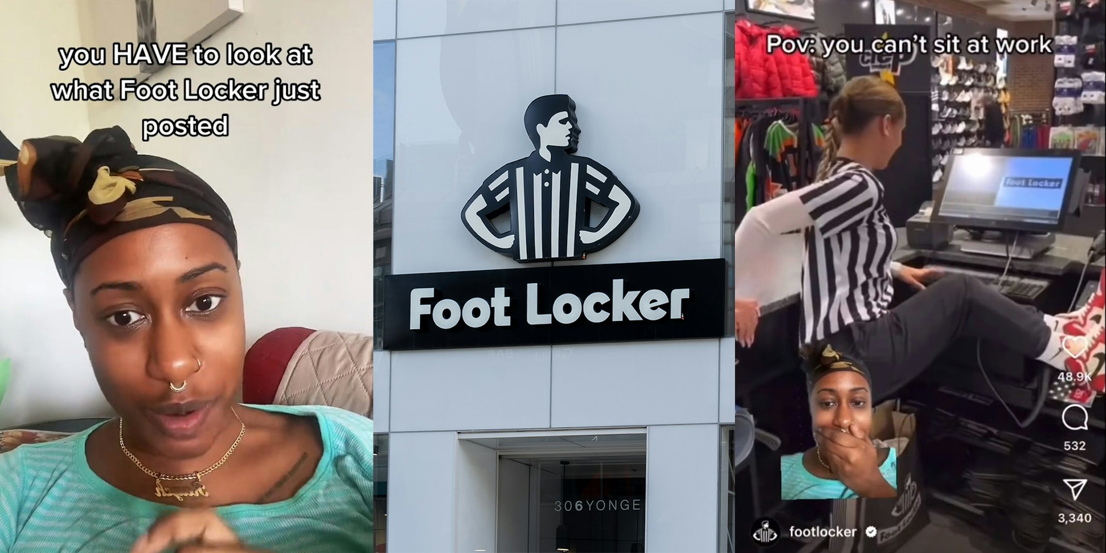 Foot Locker Criticized for Reposting Video About Workers Not Sitting