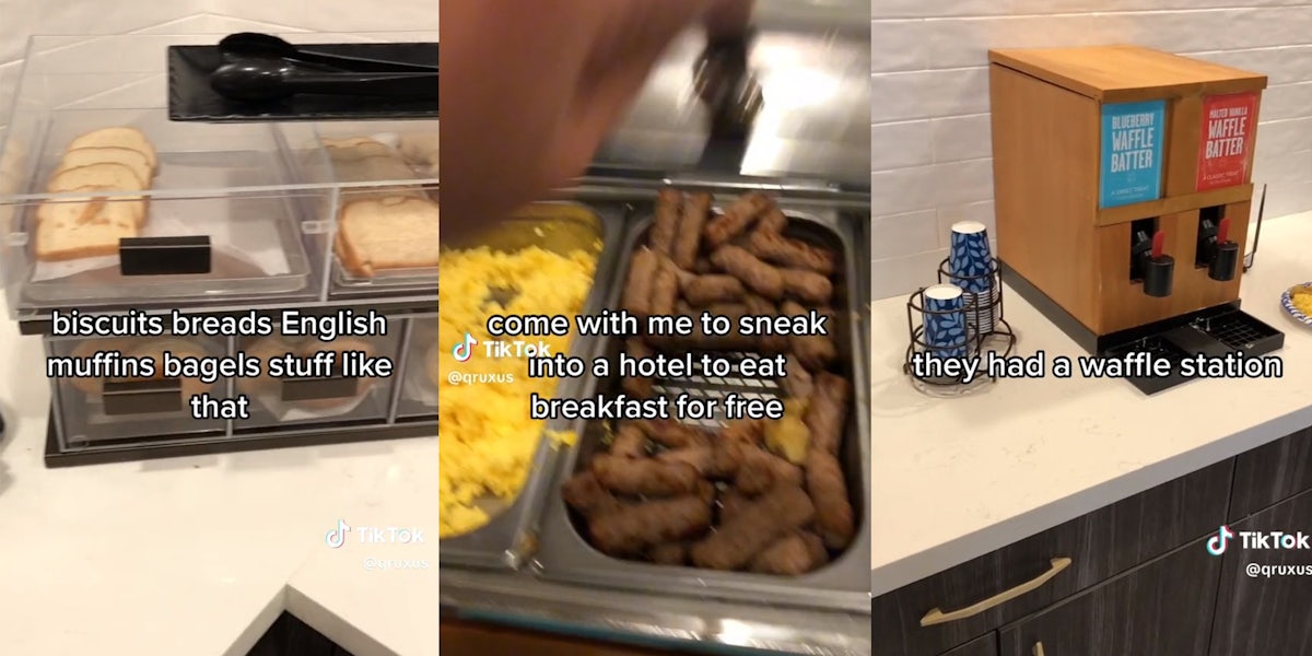 Non-guest gets ‘free breakfast’ from the hotel