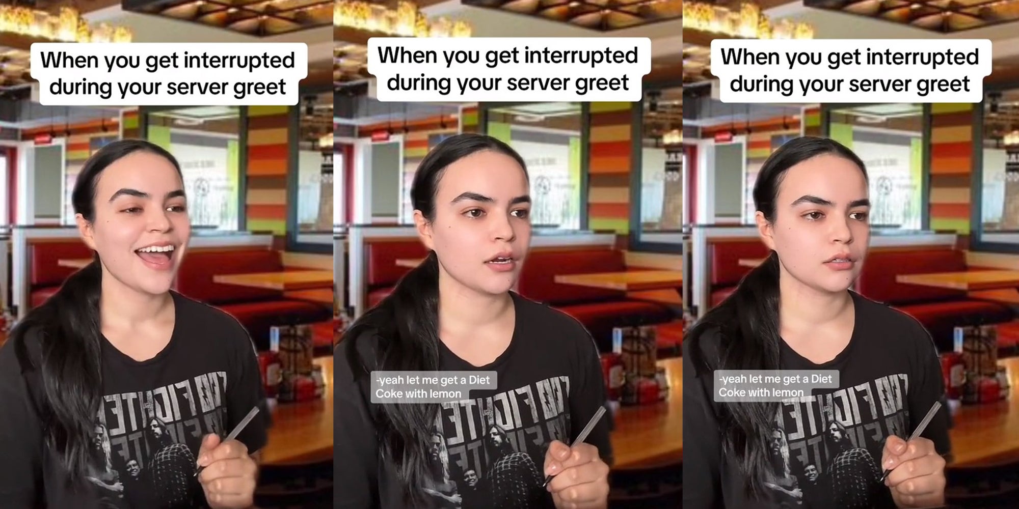 Server Blasts Diet Coke Drinkers for Interrupting 'Server Greet'