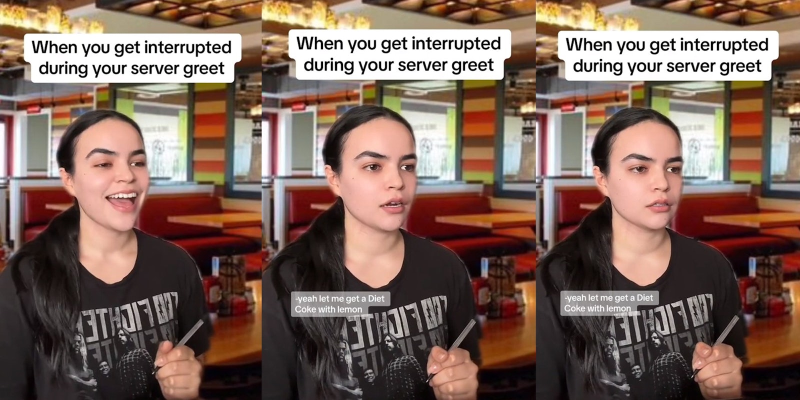 Server calls out customers who don't let servers finish their 'server greet'