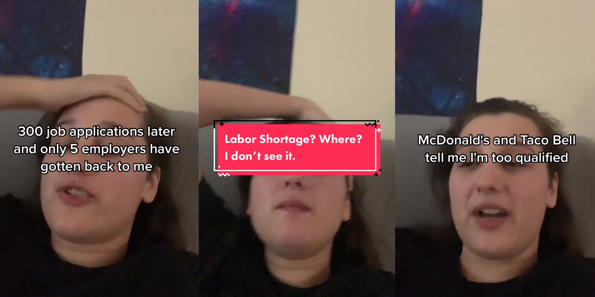 Woman applies to 300 jobs and gets told she’s too qualified for McDonald’s and Taco Bell