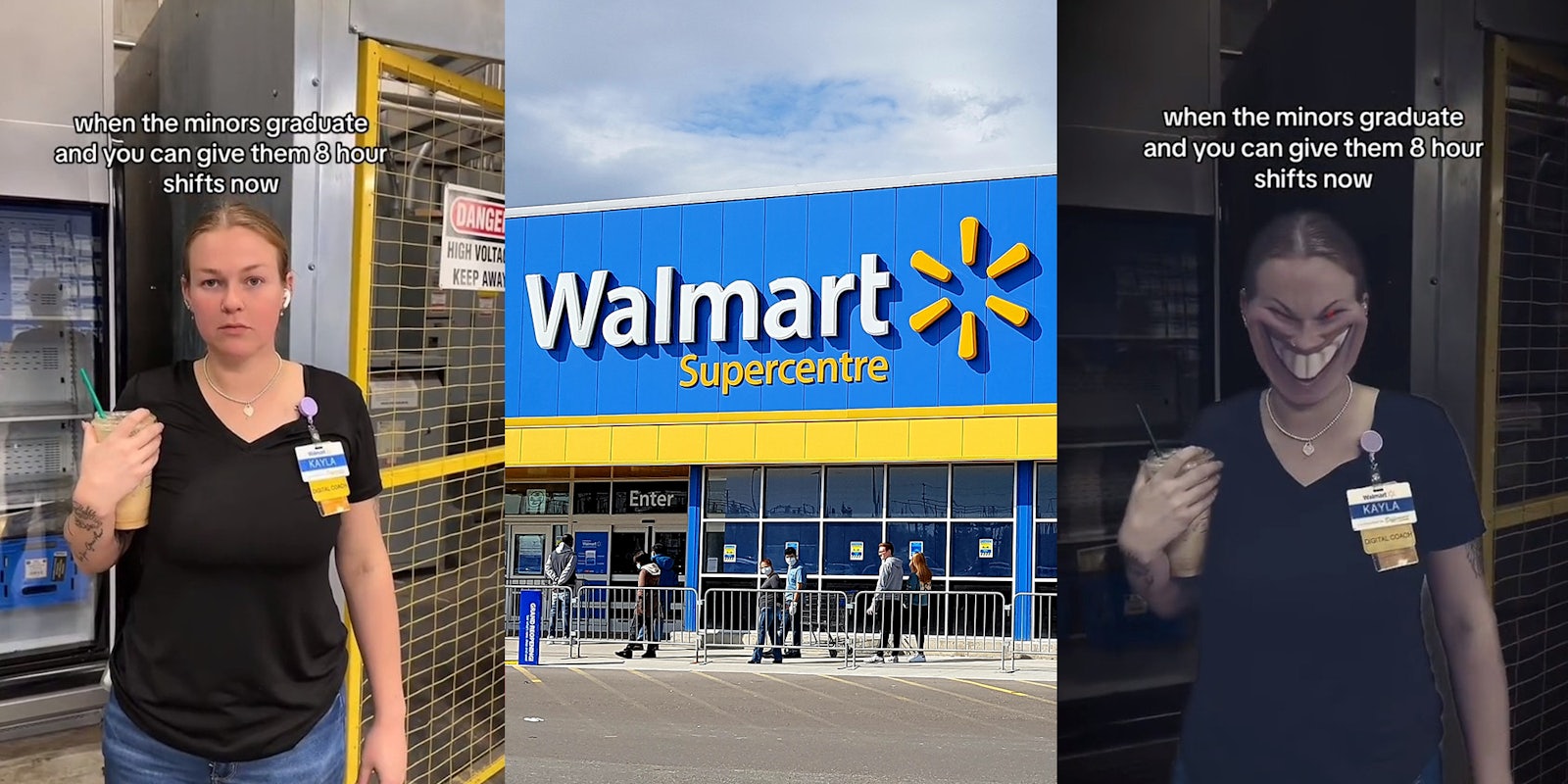 Walmart manager excited that her teen workers graduated so she can now schedule them longer