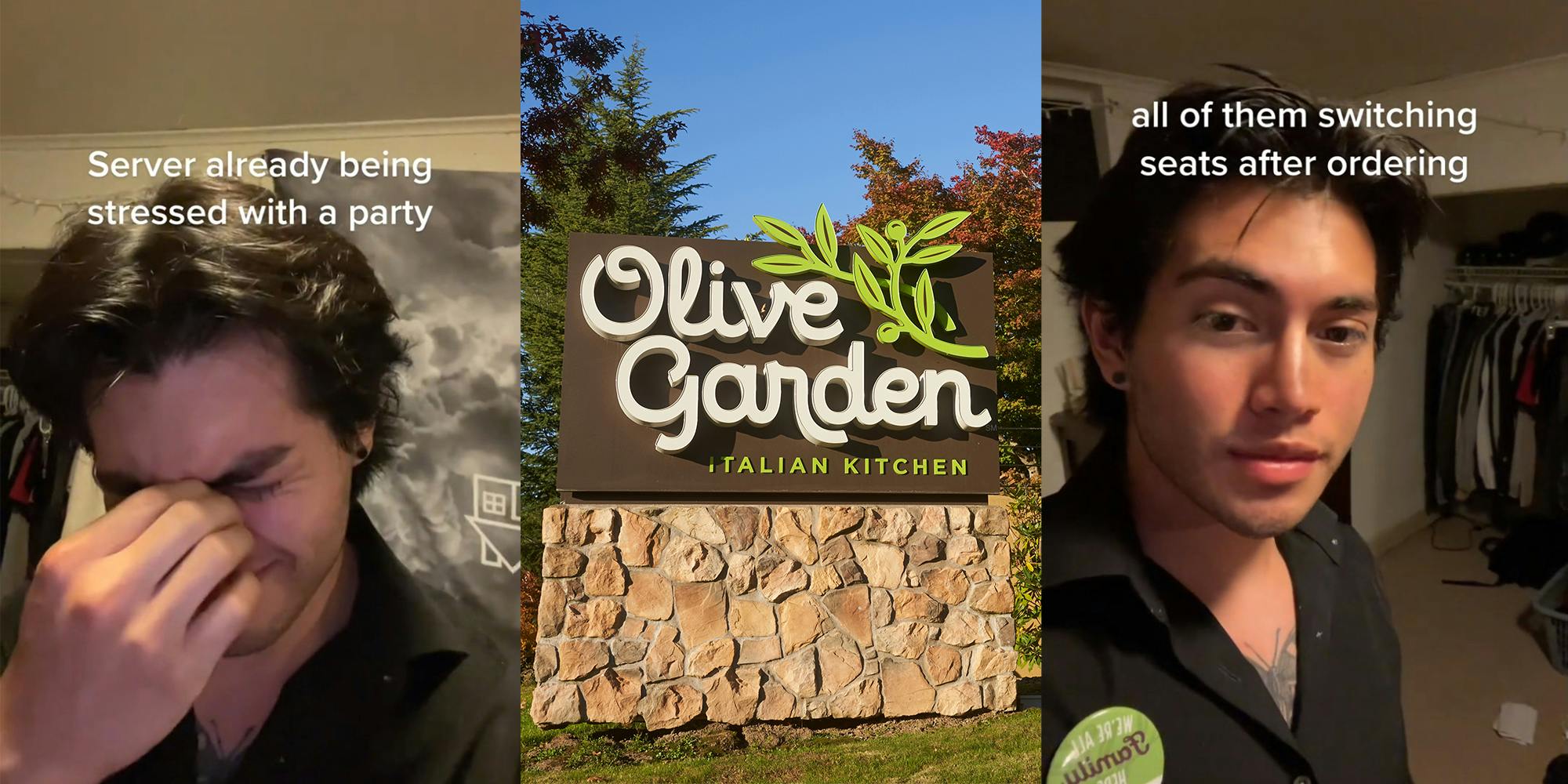 Olive Garden worker complains about customers who switch seats after ordering
