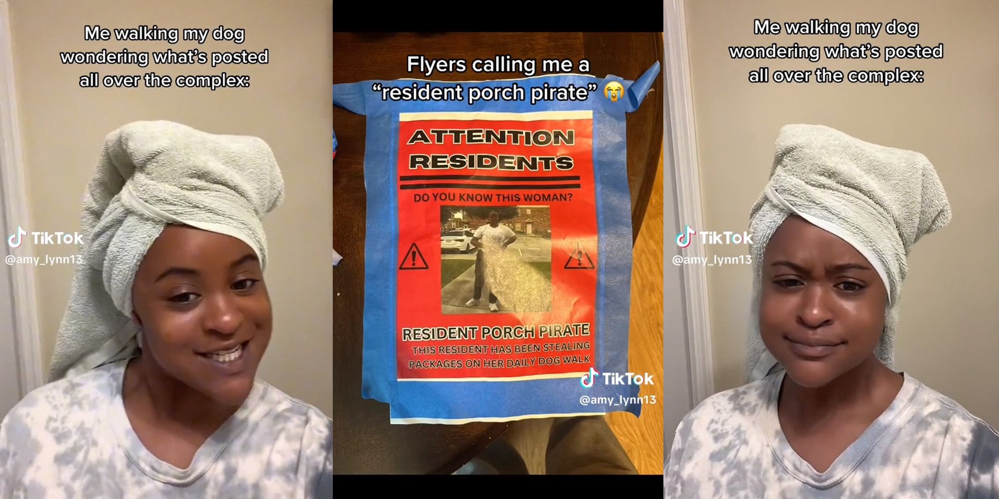 Tenant finds flyers accusing her of stealing packages all over apartment complex