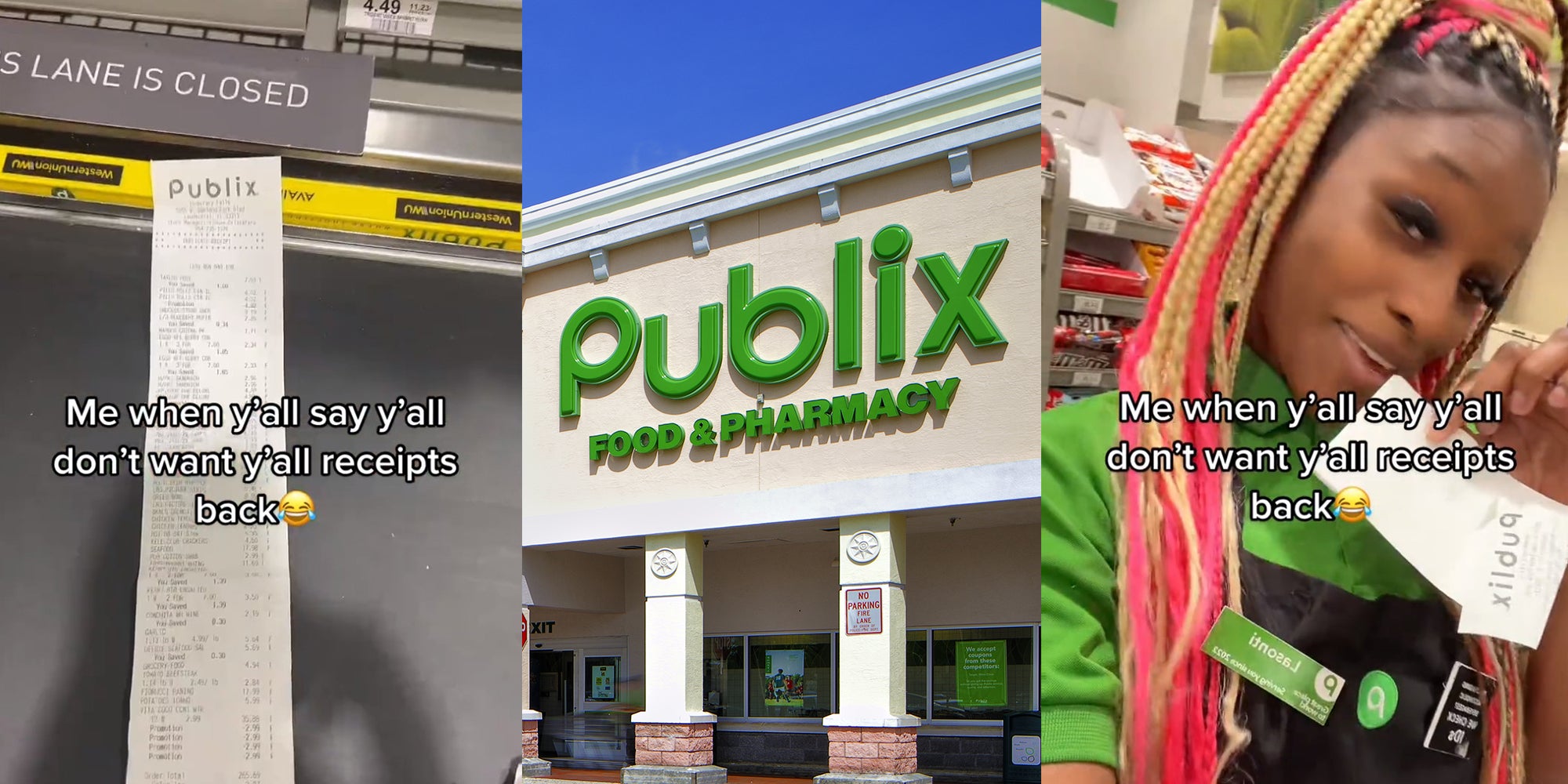 Publix Worker Uses Customers' Receipts for Fetch Points