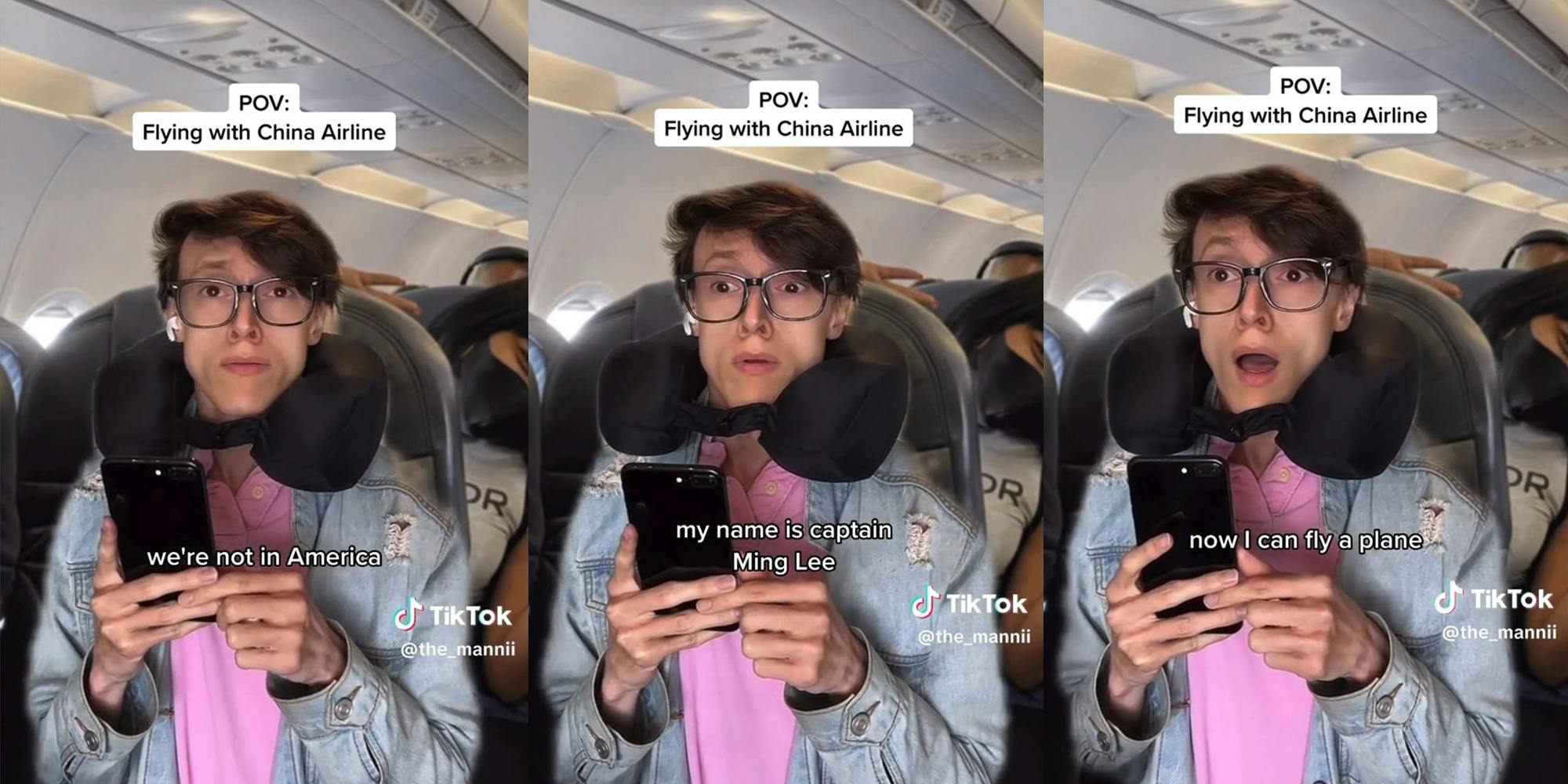Sinophobic TikTok shows POV Flying in China Airline