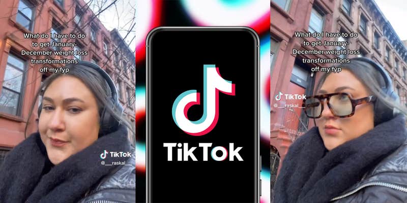 Weight loss TikToks