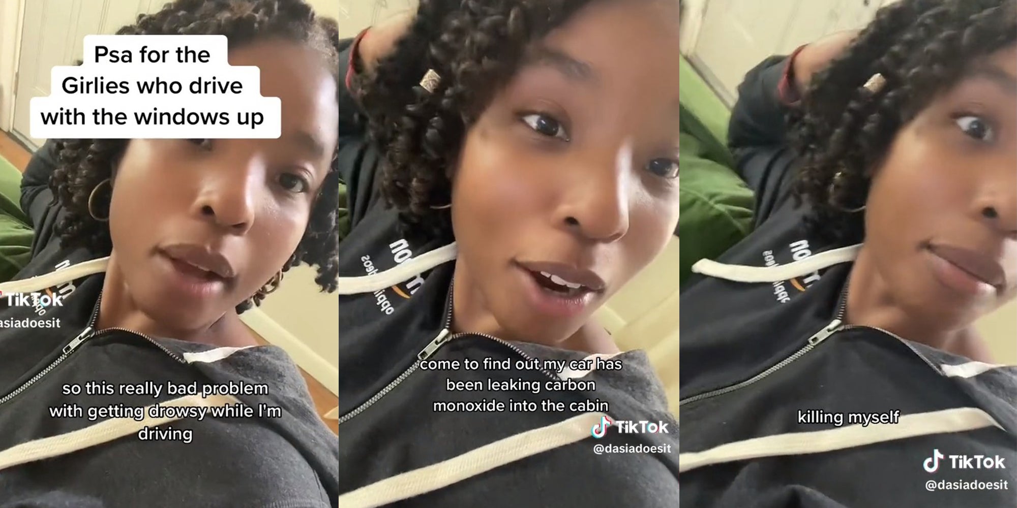 Woman says car was leaking carbon monoxide into the cabin