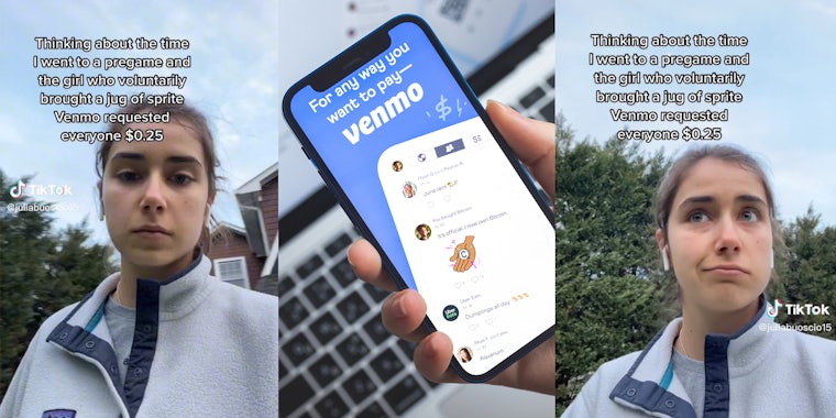 TikToker explains that a woman Venmo-requested everyone 25 cents after she voluntarily offered a jug of Sprite