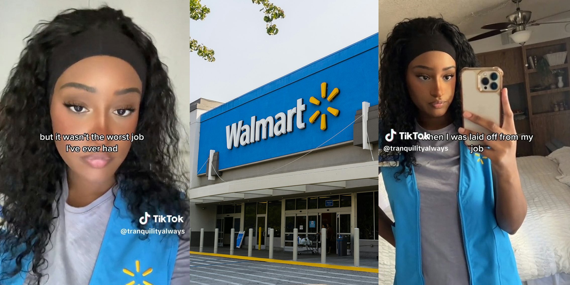 Former tech worker explains she has to Uber to job at Walmart after getting laid off