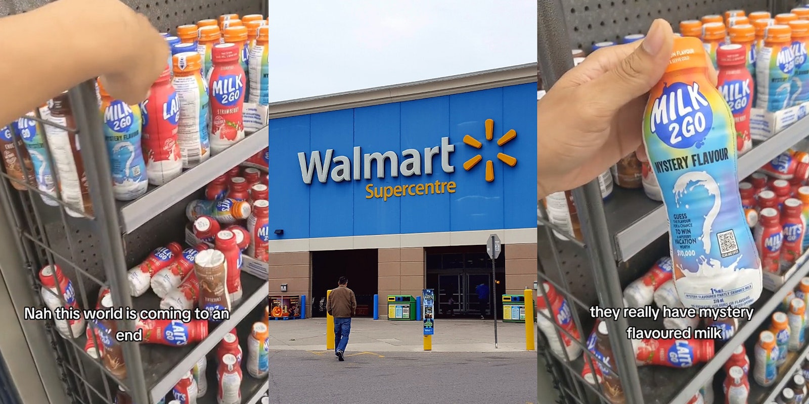 Shopper finds 'mystery-flavored milk' at Walmart