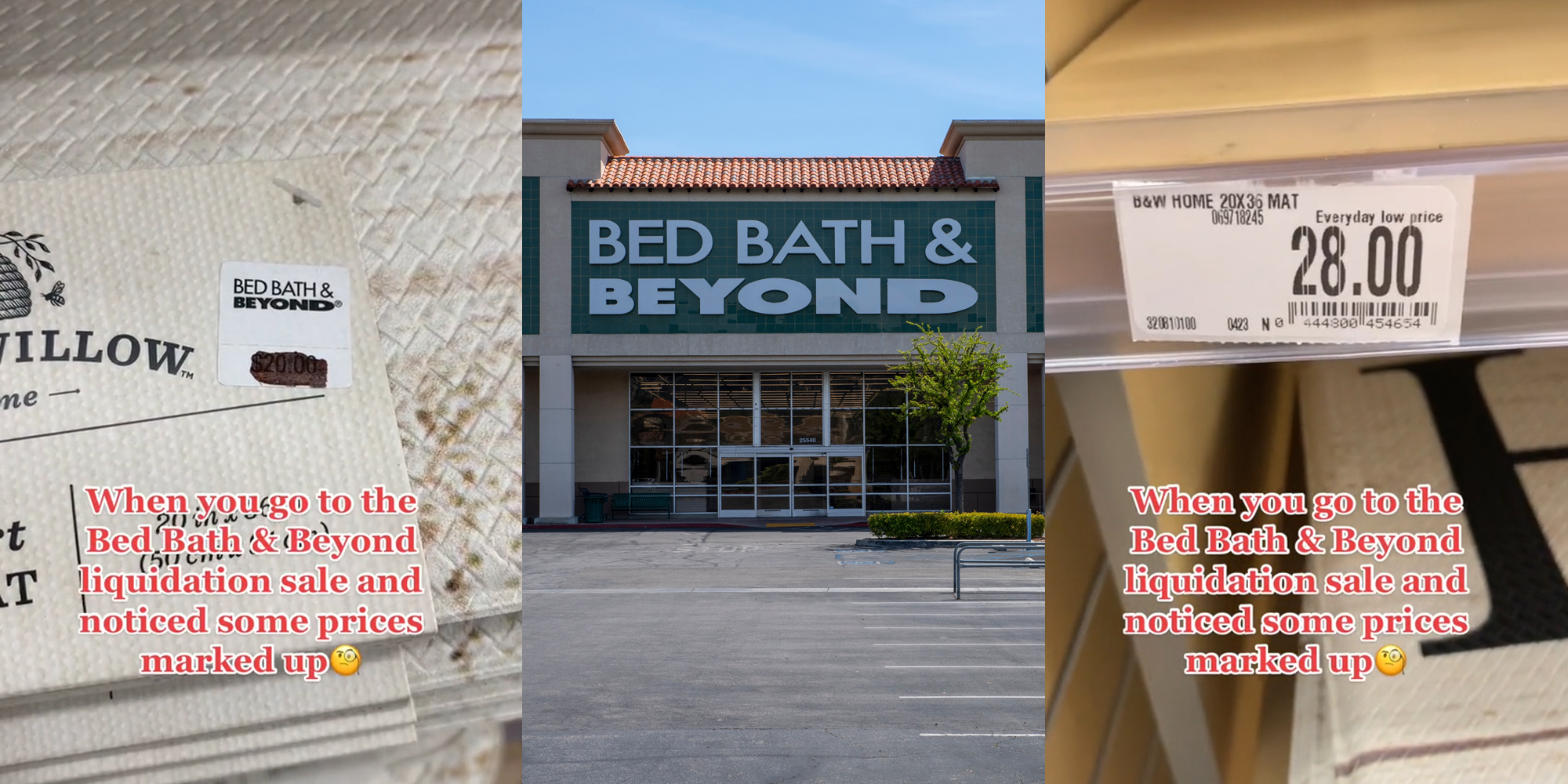 Customer Says Bed Bath & Beyond Marked Up Items During Sale