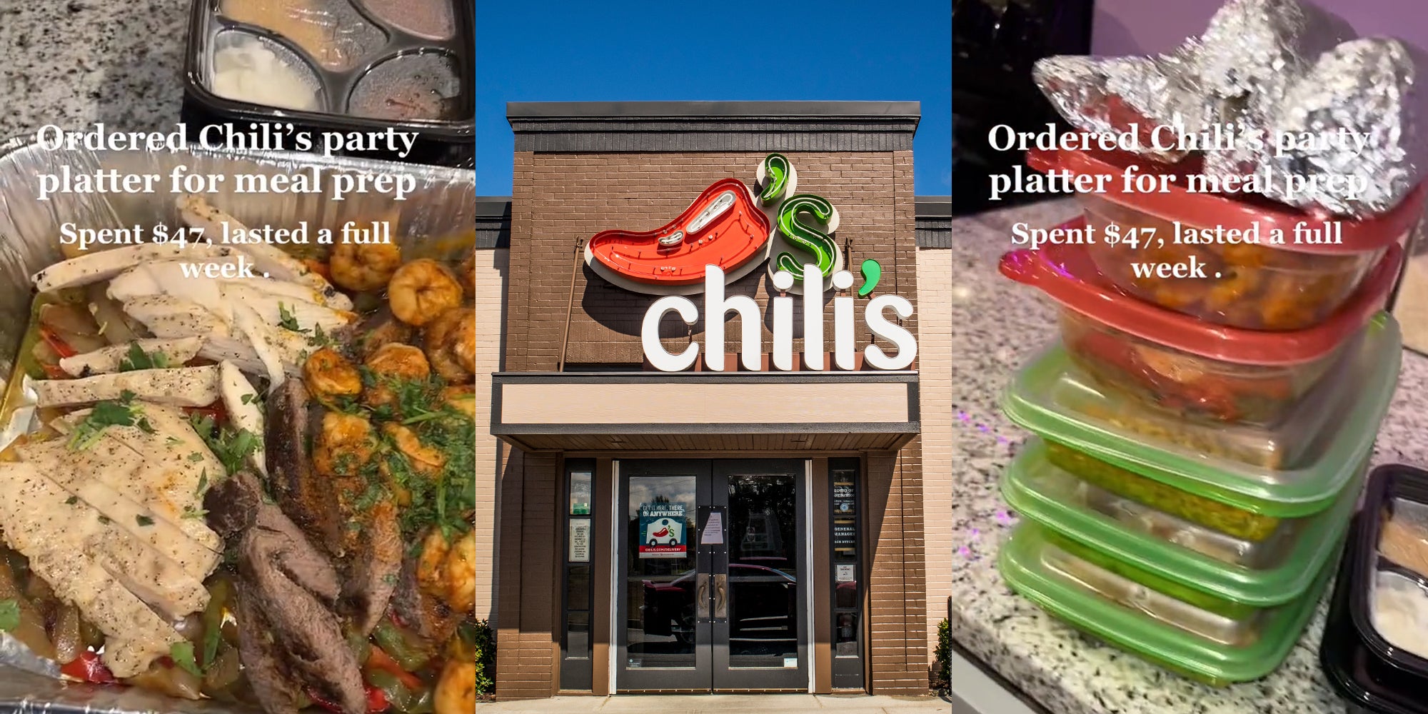 Customer Gets Chili’s Party Platter As Food For The Week