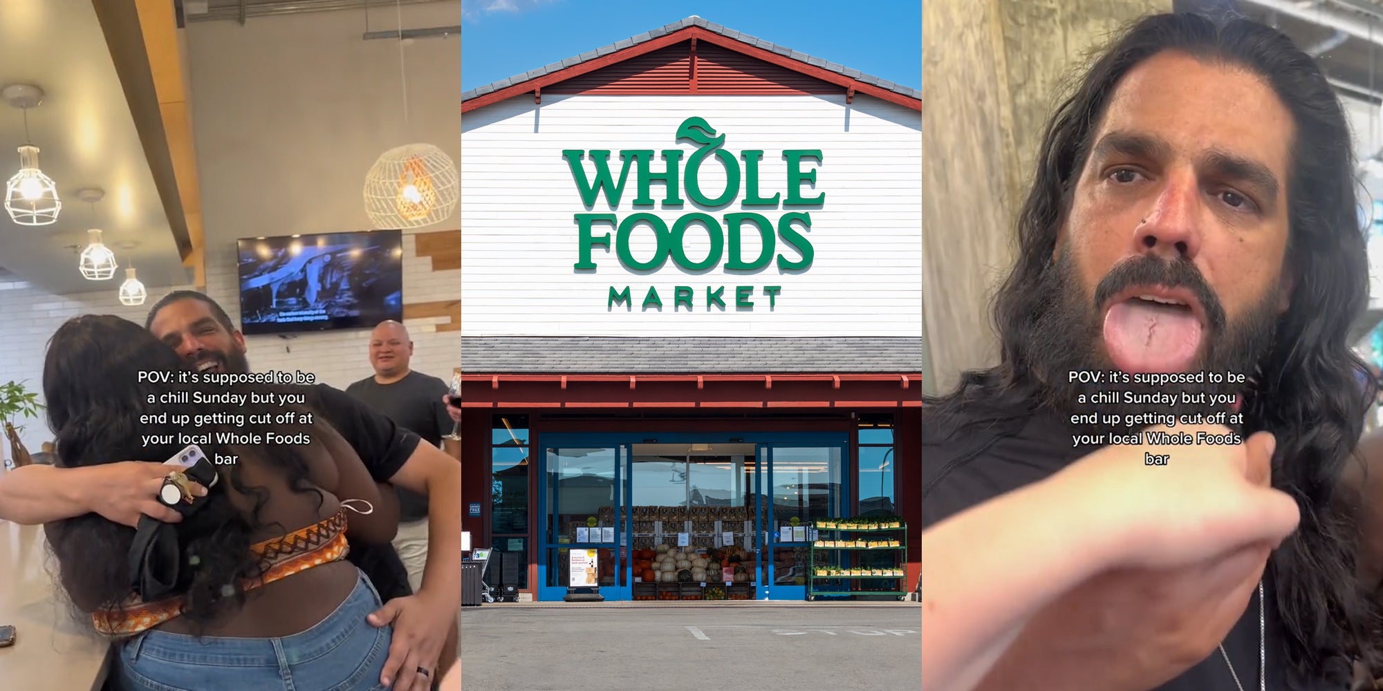 Whole Foods customers with caption 