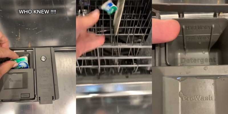 Woman Shares ‘Right Way’ To Use Dishwasher Detergent Pods