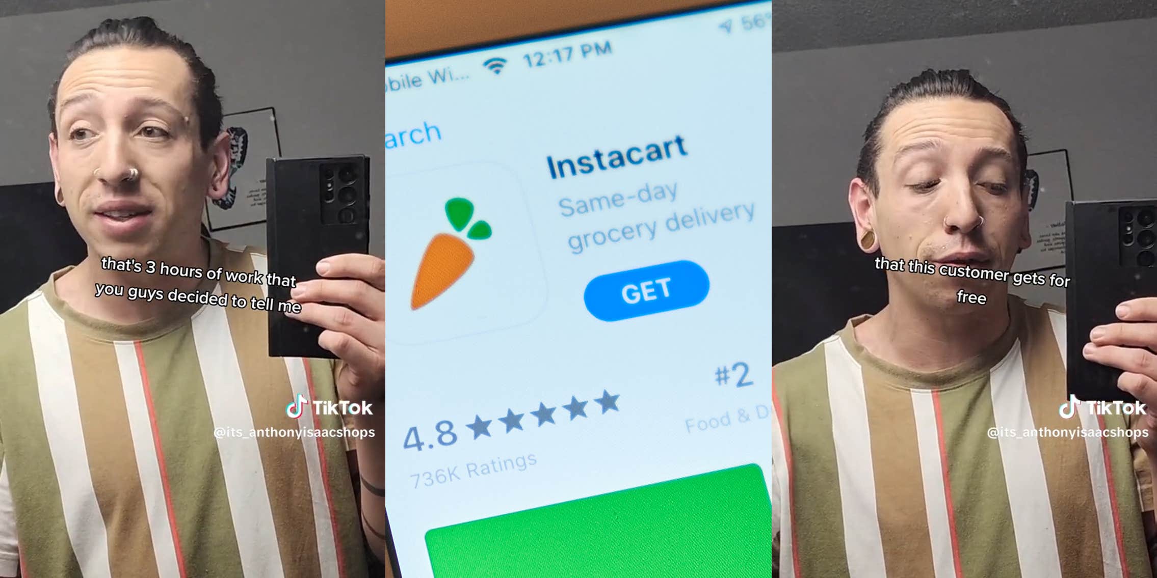 Instacart Shopper Had to Buy Customer's Order With His Own Money