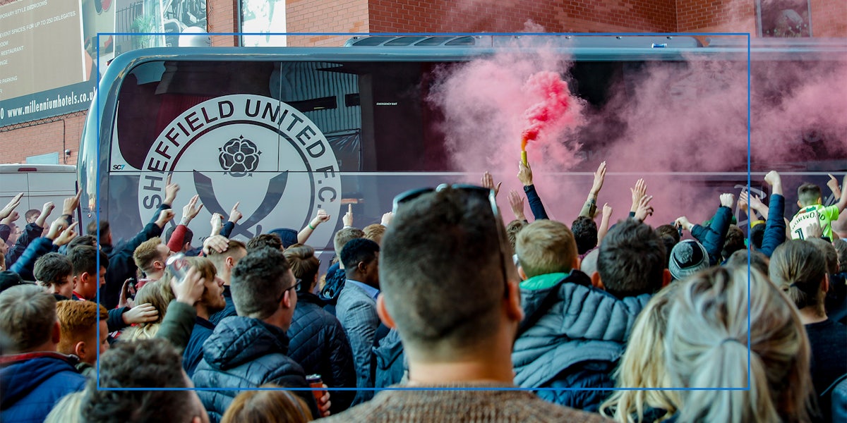 Sheffield, South Yorkshire, England - May 5th 2019: Sheffield United Premier League Promotion Party 2019