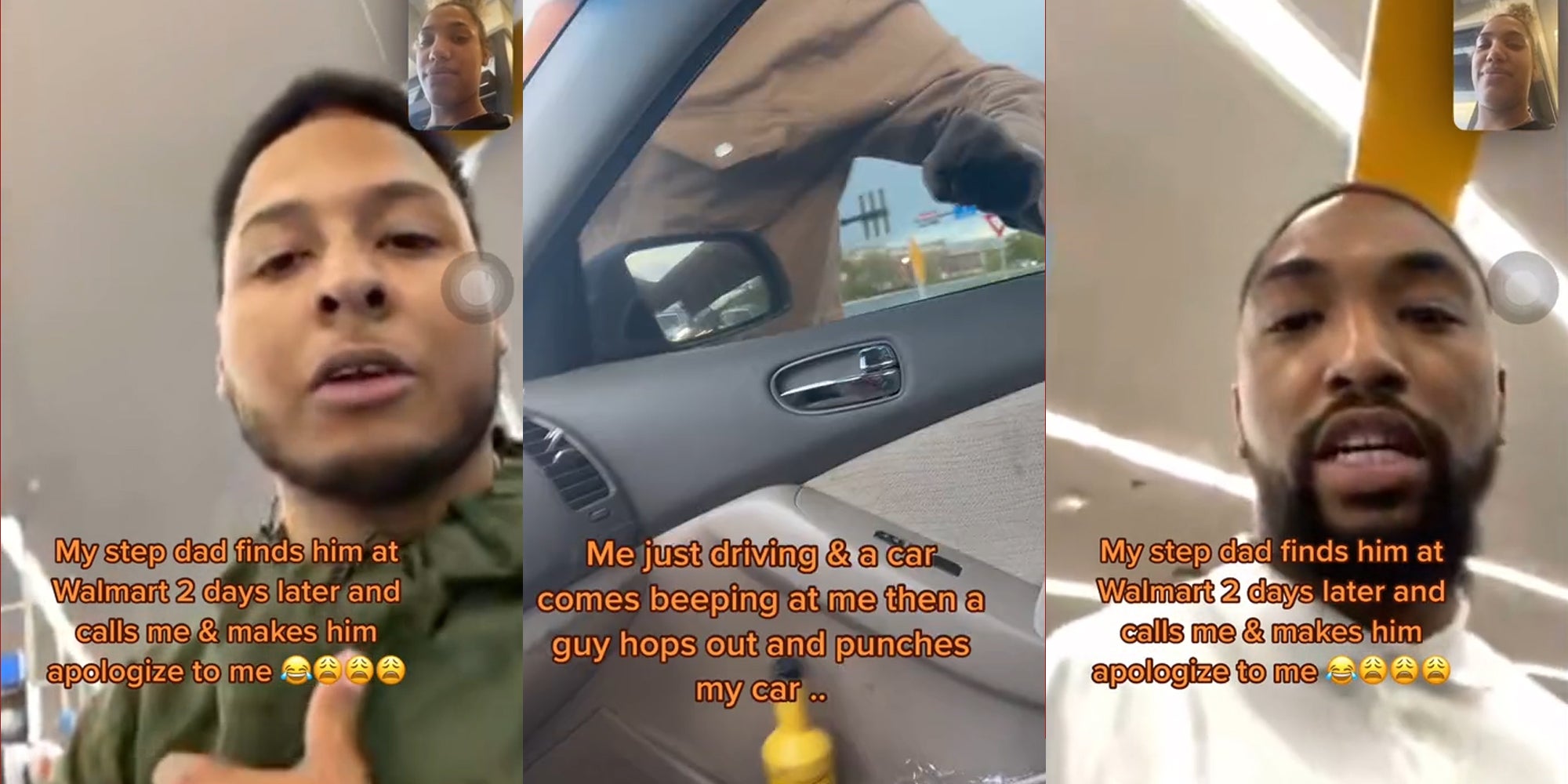 Man punches girl’s car. Her step dad tracks him down to apologize.