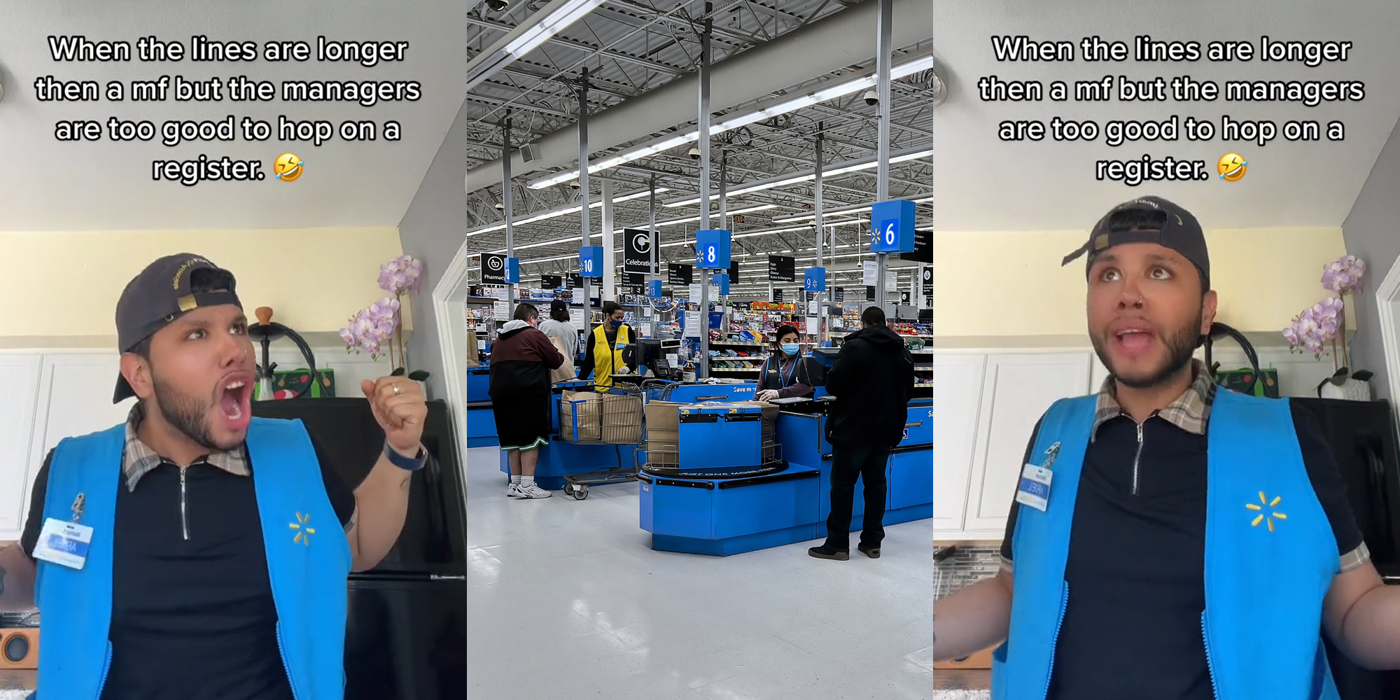 Walmart Worker Calls Out Managers Who Don't Help With Lines