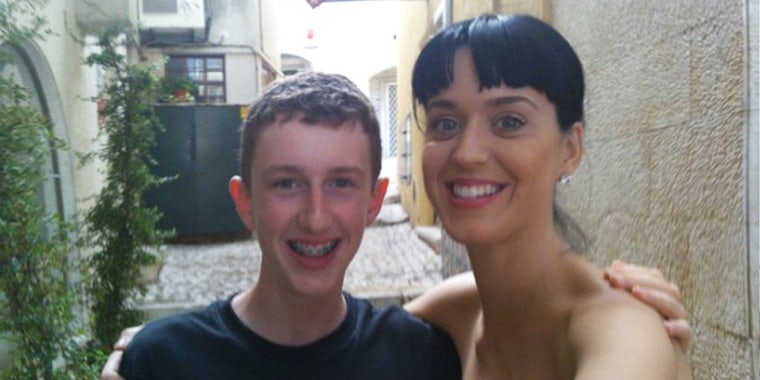 young Mark Zuckerberg with Katy Perry