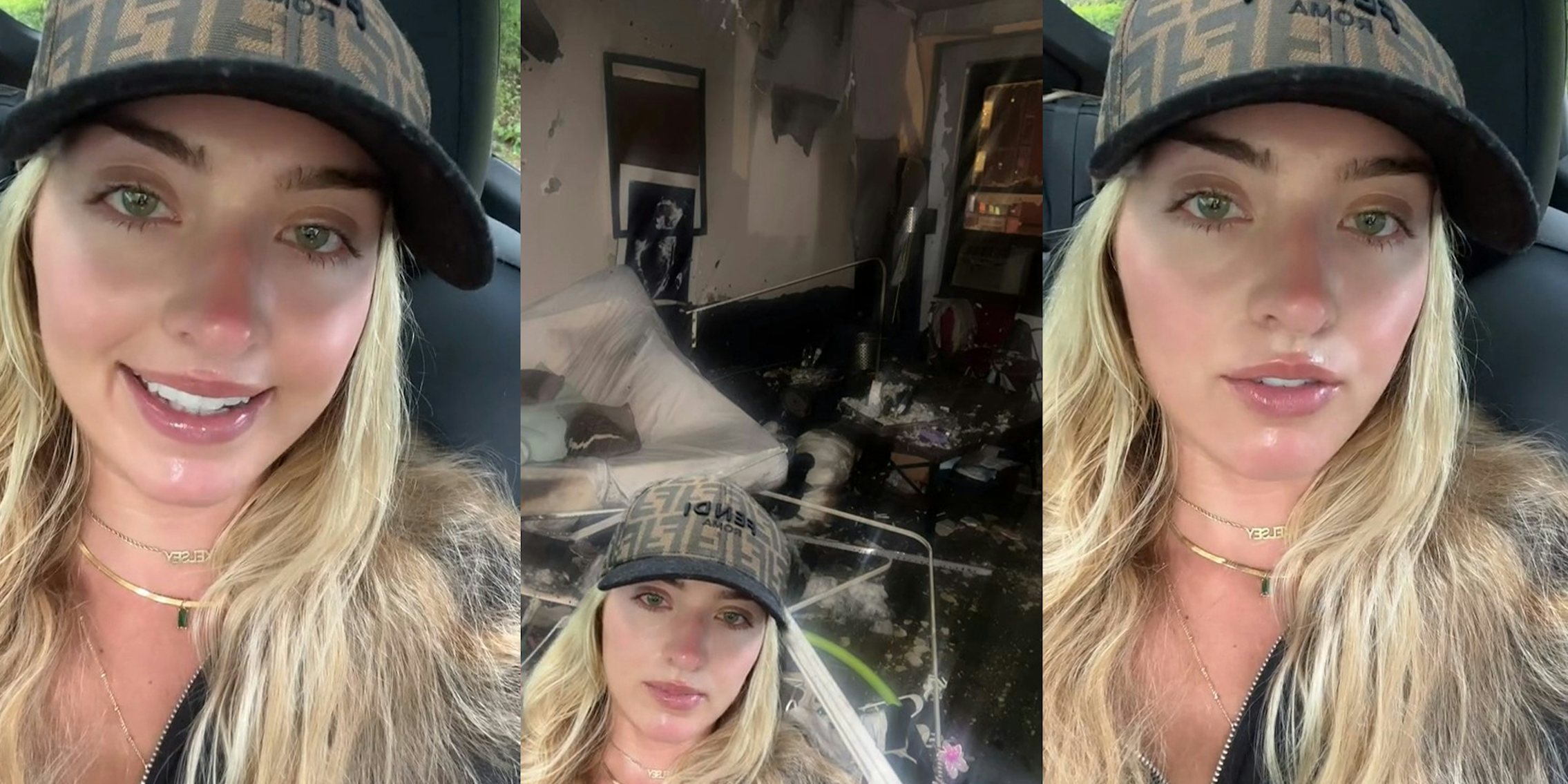 Woman's apartment burns down a month after posting 'apartment tour'