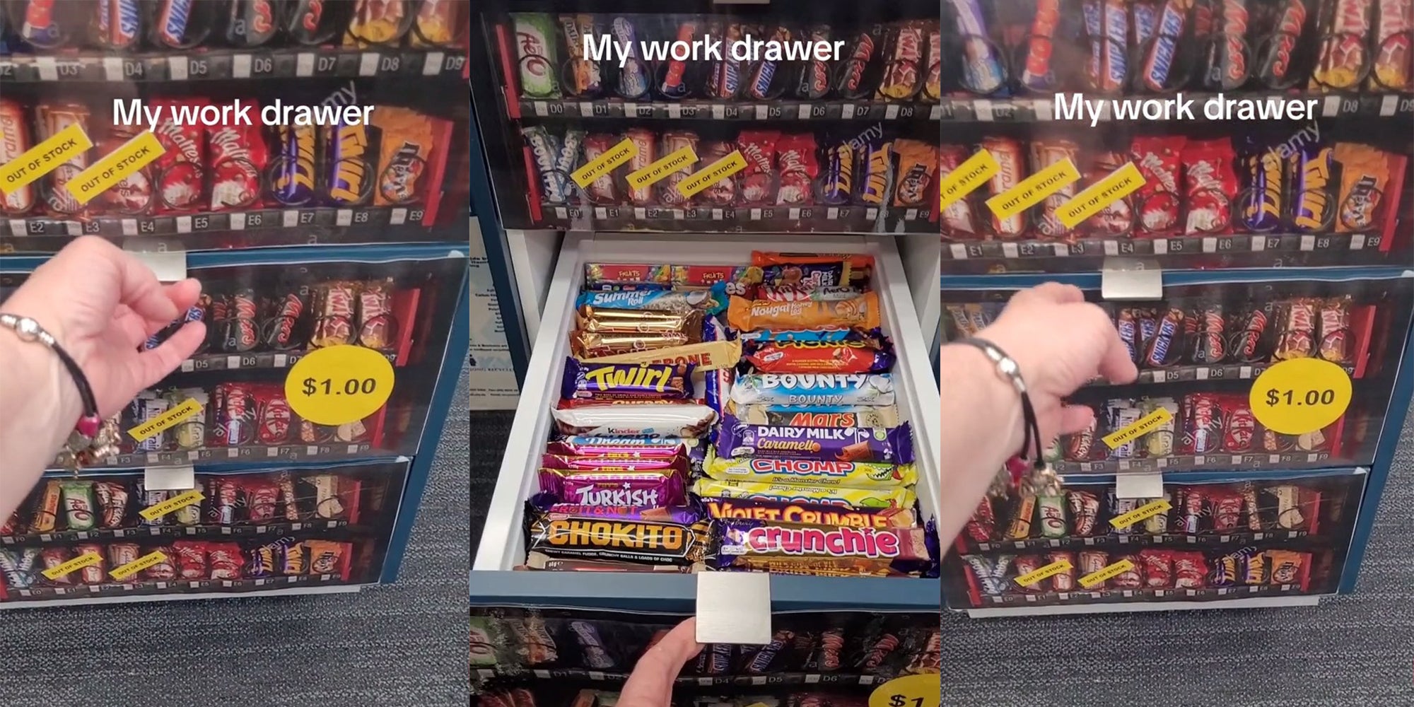 Worker Turns Drawers Into an Office Vending Machine