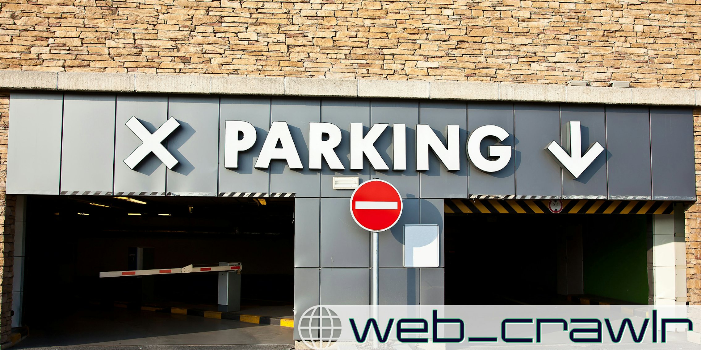 A parking garage. The Daily Dot newsletter web_crawlr logo is in the top right corner.