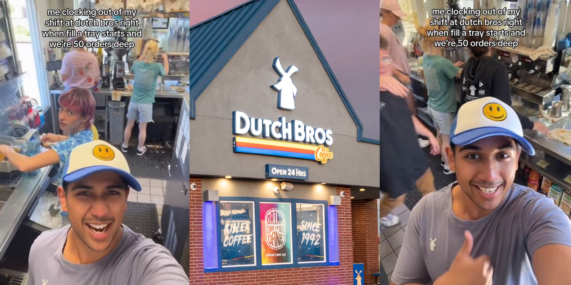 Dutch Bros. Worker Clocks Out as Coworkers Get Slammed