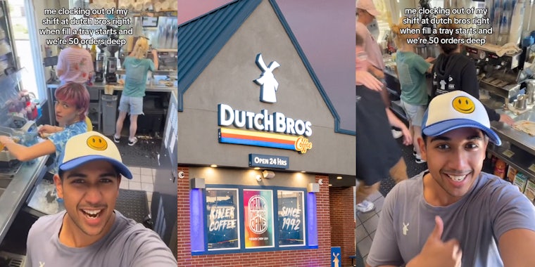 Dutch Bros. worker clocks out at co-workers get slammed with 50 orders on Fill-a-Tray day