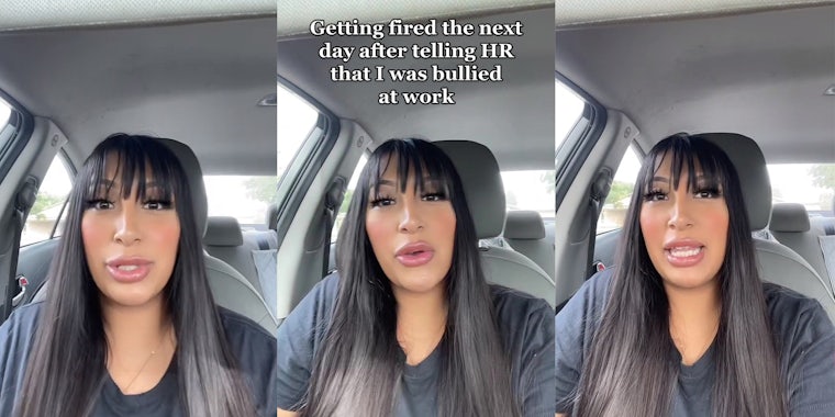 Corporate worker tells HR she’s being bullied. A day later, she gets fired