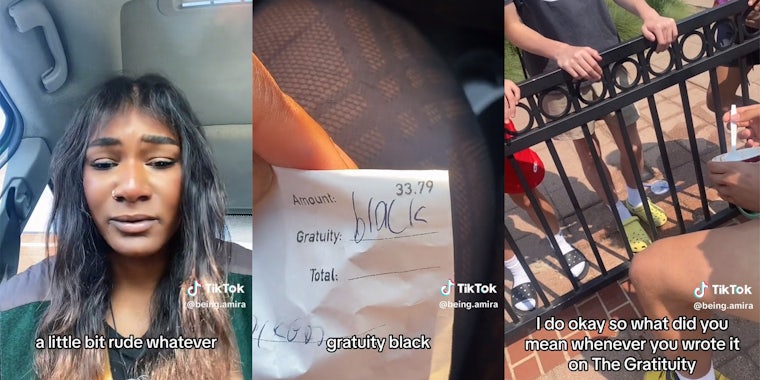 Server confronts teens who didn't tip and wrote 'Black' on the gratuity line