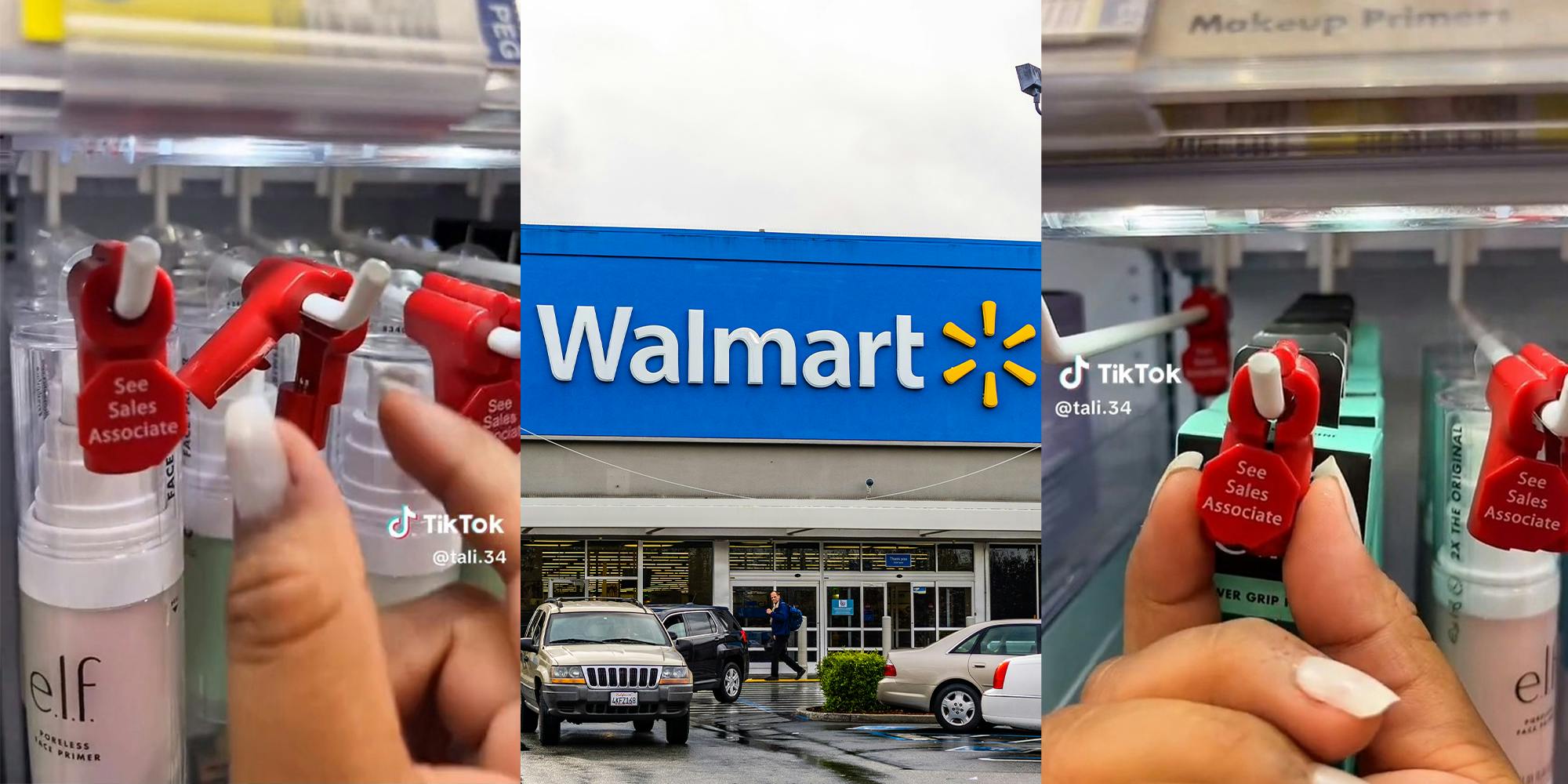 Walmart worker locks up ELF items in beauty section