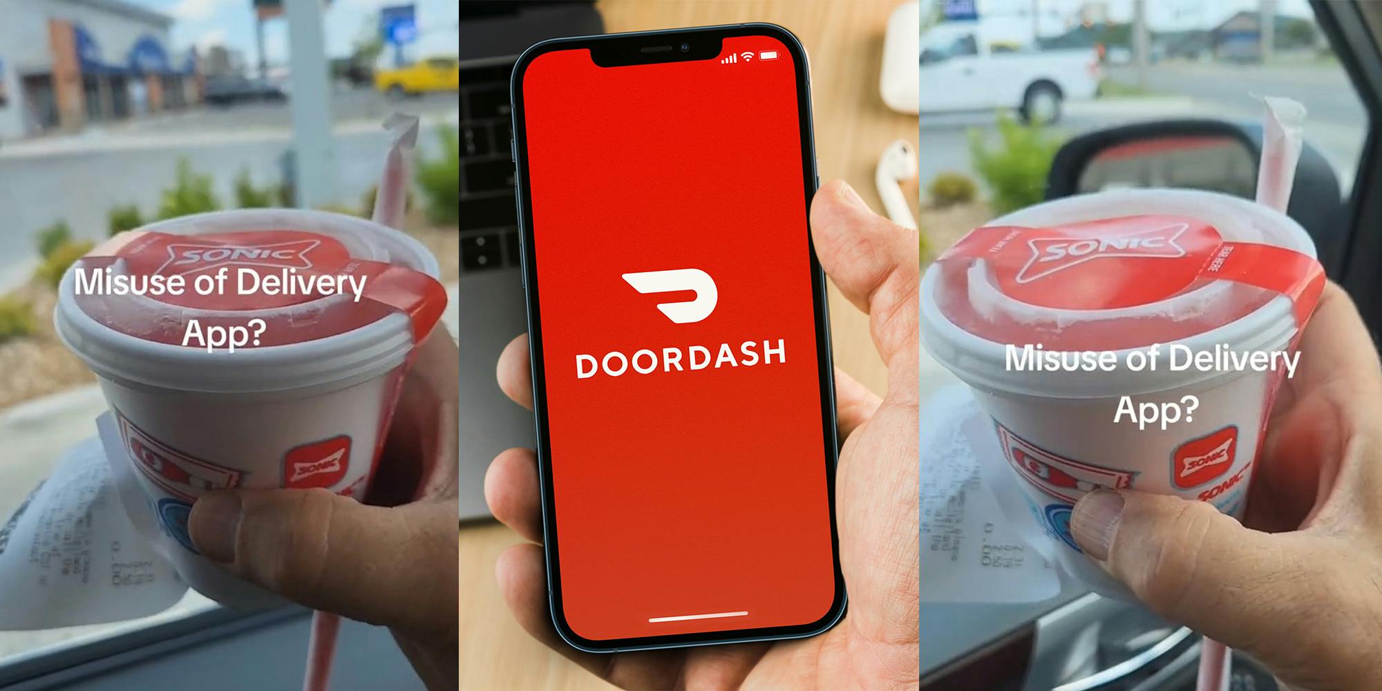 DoorDash delivery worker contemplates the cost of the item with the price of delivery.