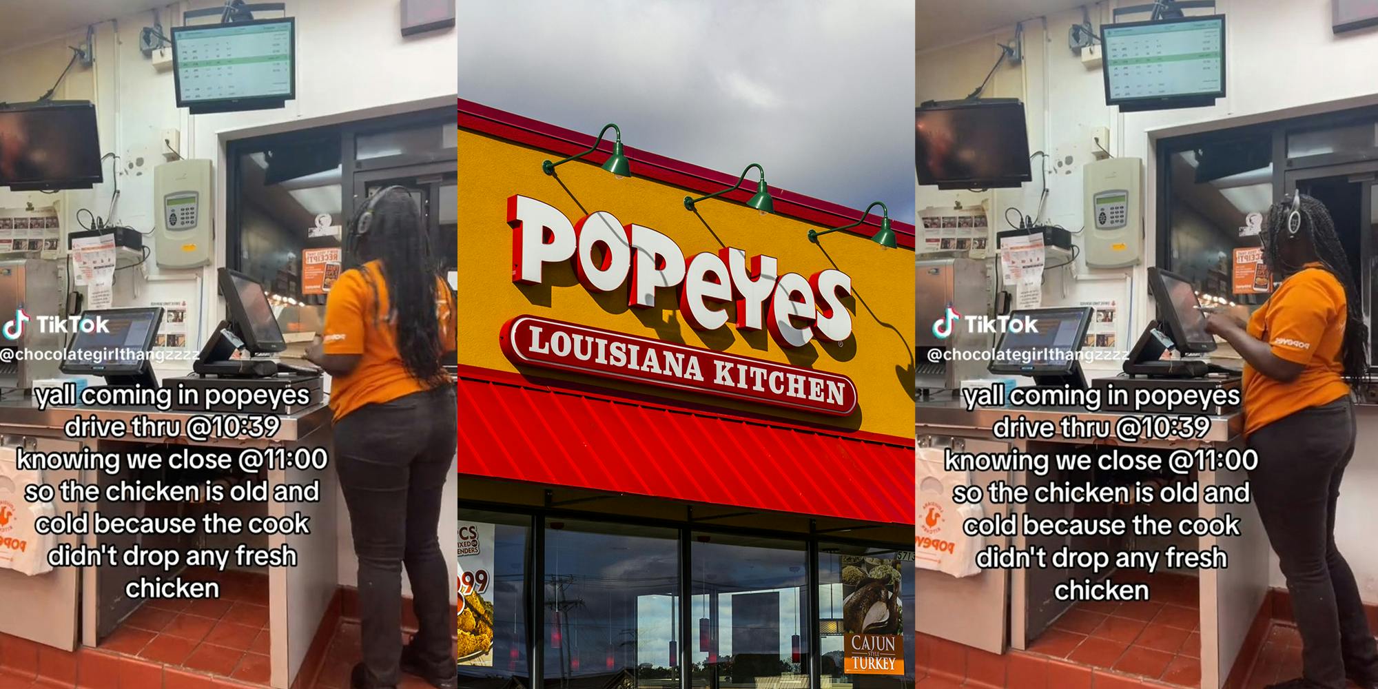 Popeyes Worker Calls out Customers That Drive-Thru Before Close