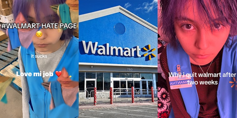 Walmart worker shares why they quit after 2 weeks on the job