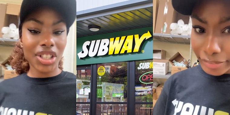 Subway worker says customer threatened her over wrong mobile order