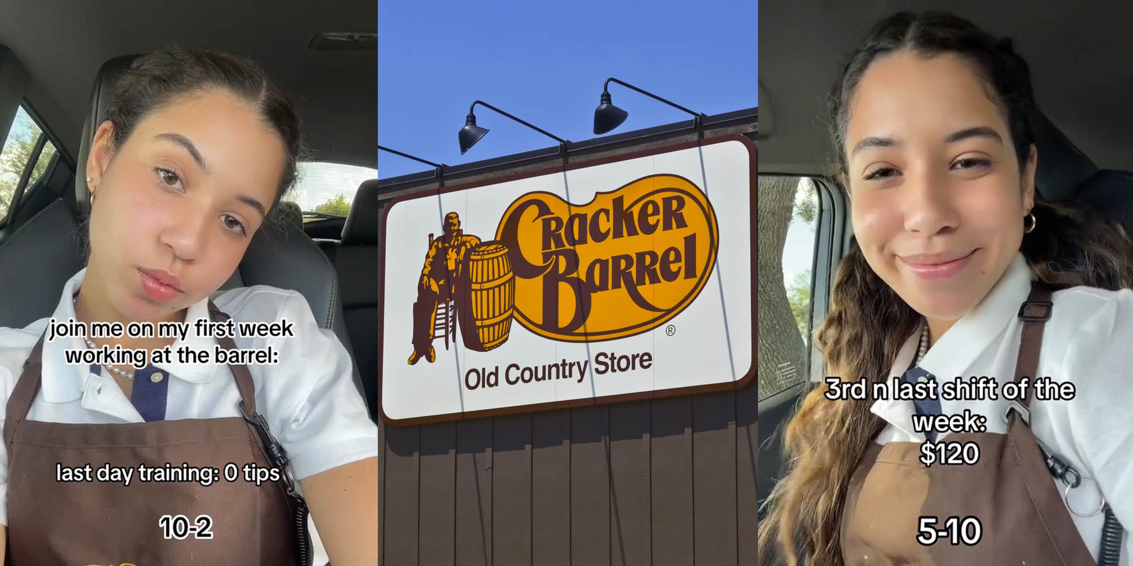 Cracker Barrel Server Shows Her Tip Earnings On Her First Week cracker-barrel-server-shows-her-tip-earnings-on-her-first-week