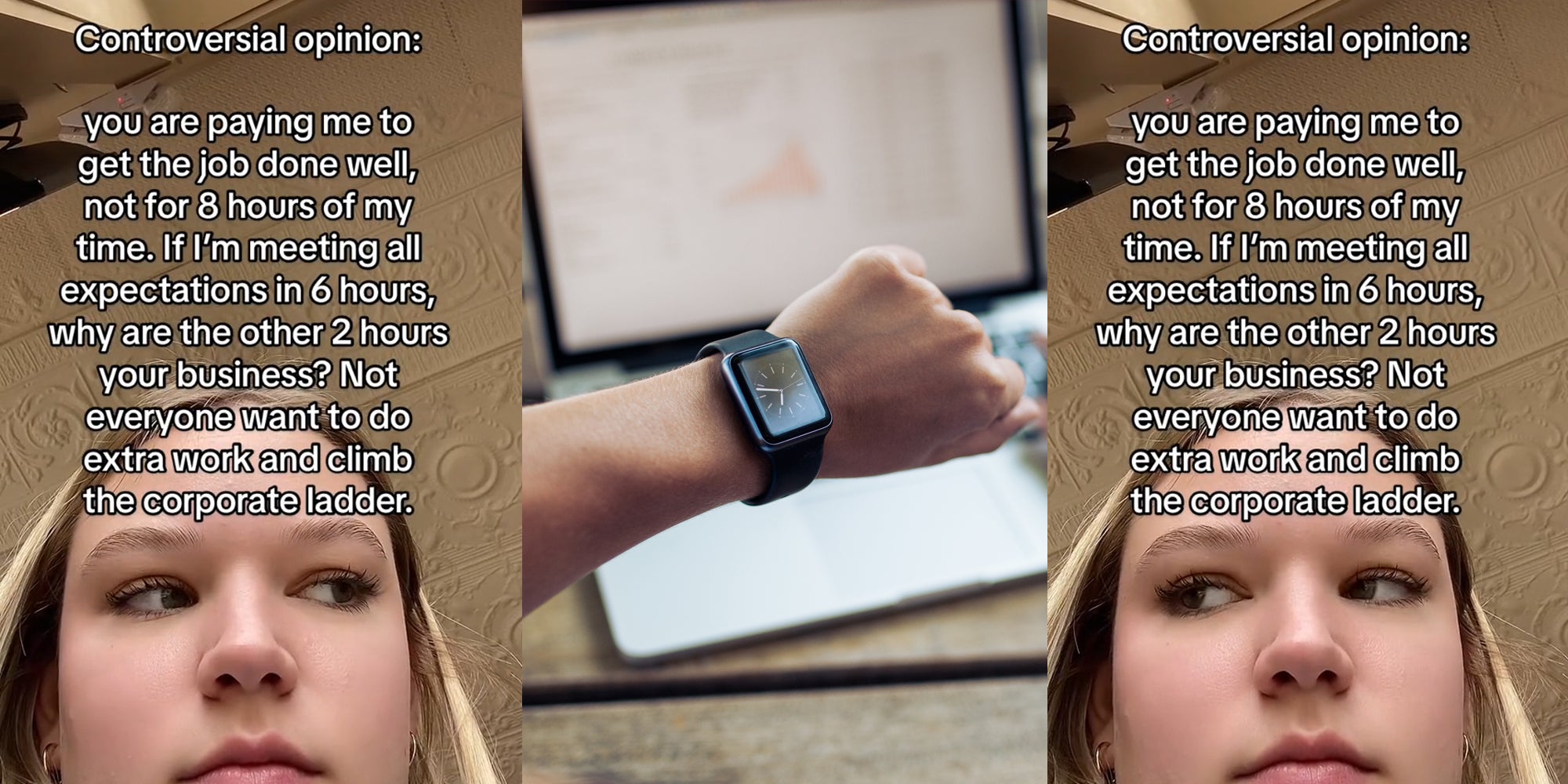 Worker Says She Shouldn't Work 8 Hours If She Finishes in 6