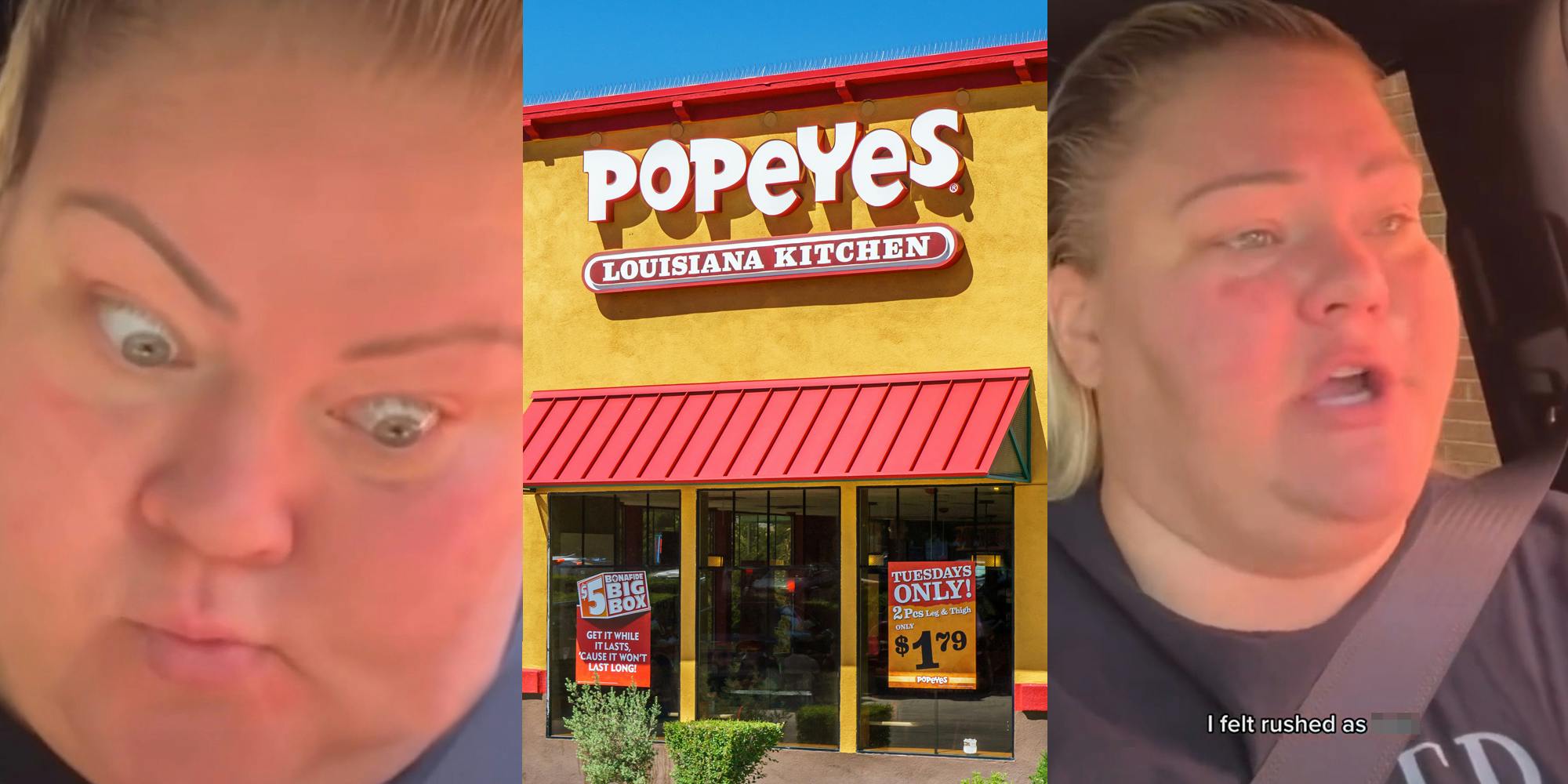 Popeyes Customer Says She Feels ‘Rushed’ By Drive-Thru Worker