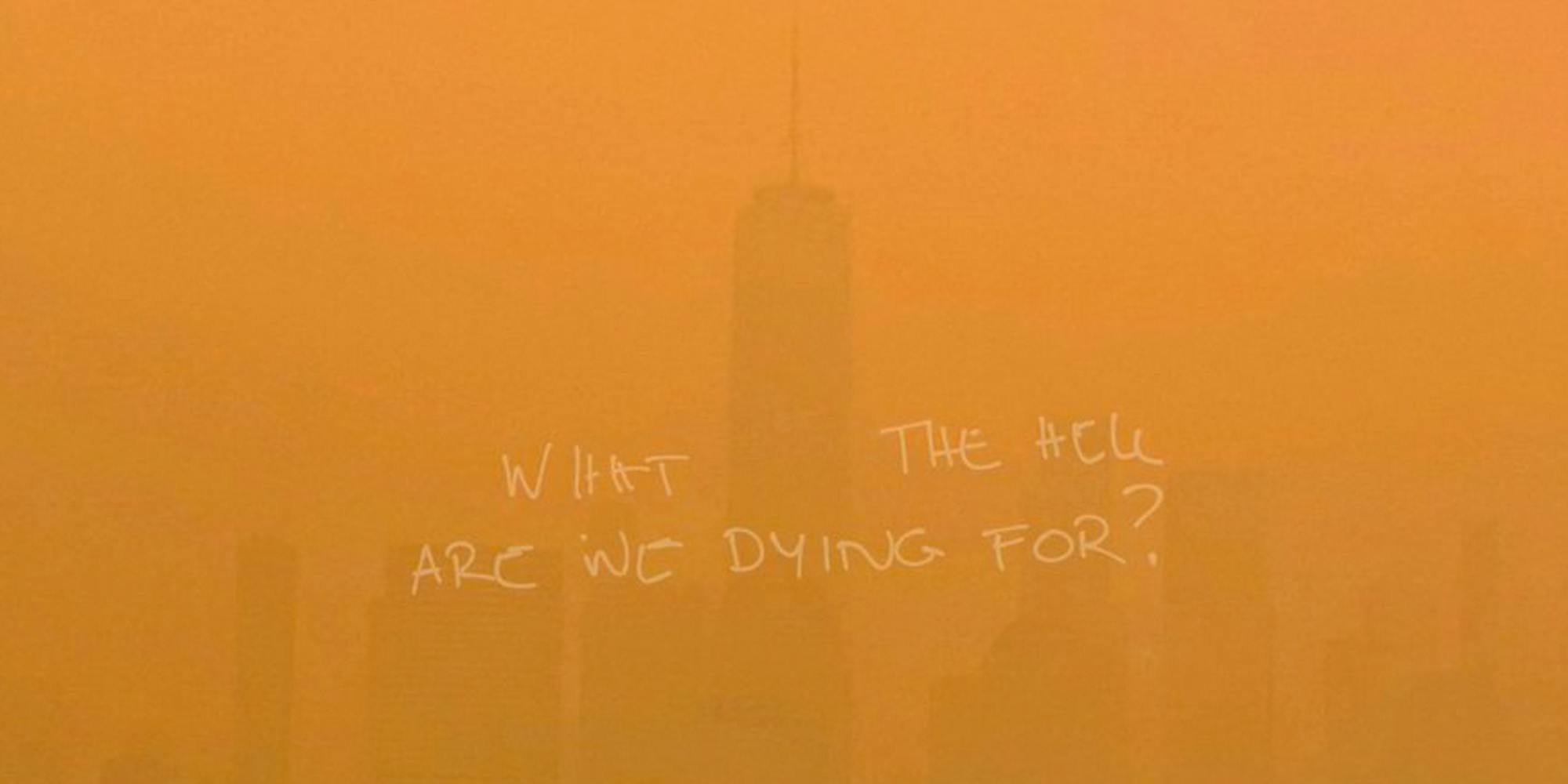 Shawn Mendes single artwork WHAT THE HELL ARE WE DYING FOR?