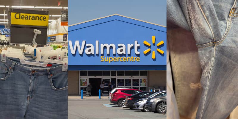 Used Jeans at Walmart Store