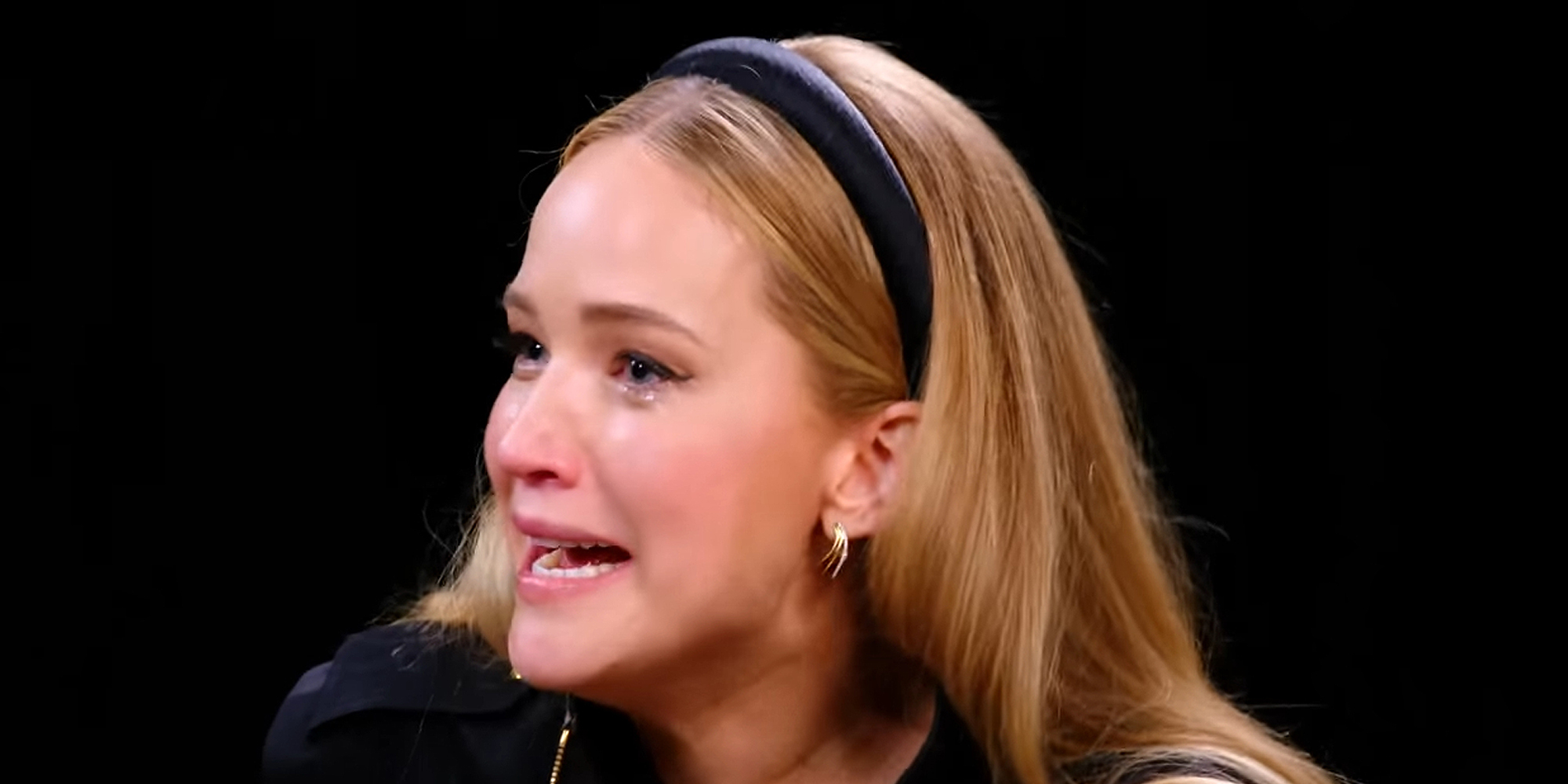 Jennifer Lawrence Panicking On 'Hot Ones' Is A TikTok Meme